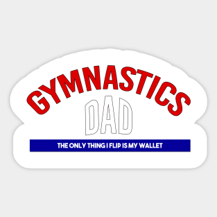 Gymnastics Dad Sticker